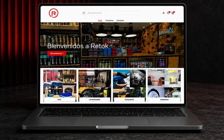 Retok — e-commerce de productos de detailing para autos y motos
