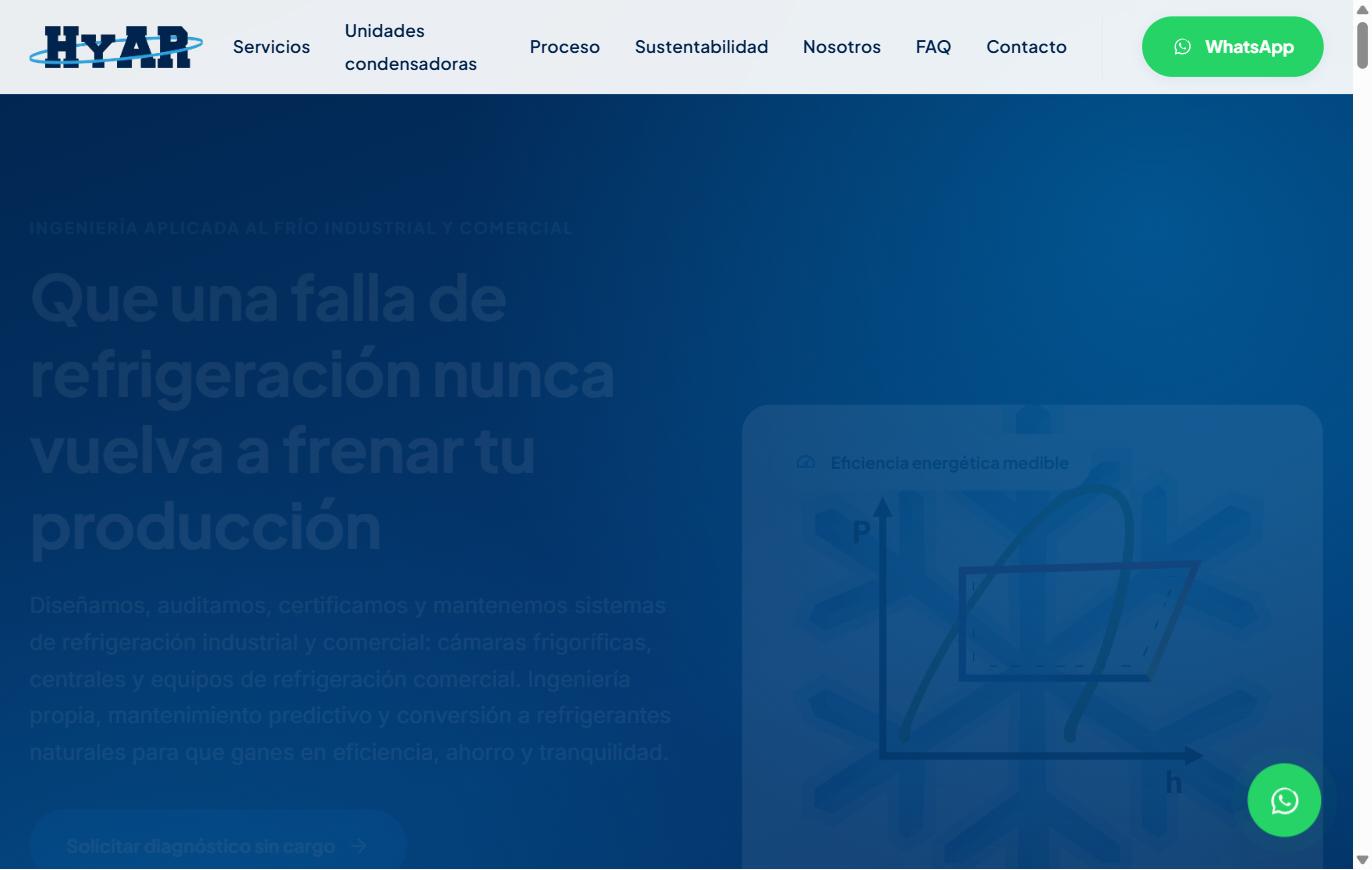 HyAR — ingeniería en refrigeración industrial
